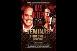 Bas Rutten geeft seminar in Topsportcentrum Almere