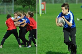 Leerlingen sportklas OVC vlammen op het Bulldogs rugby toernooi