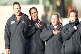 Rugby speelster Bulldogs Almere in de basis interland Nederlands team