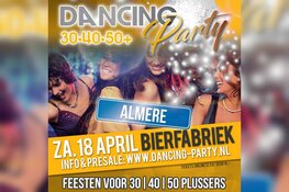 30+ | 40+ | 50+ Dancing Party - Dansfeest - Almere (18 april 2020)