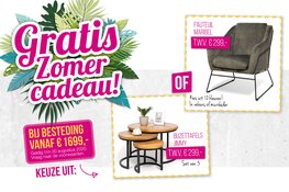 Laatste kans op gratis zomercadeau bij de Bommel Meubelen