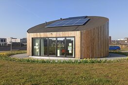 Een kruis door de Floriade? Nee, een duurzaam kruis op de Floriade