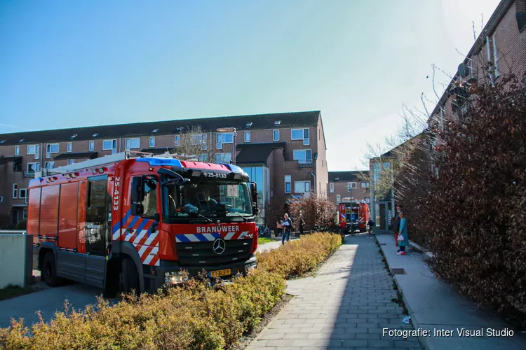 Brand in woning Almere