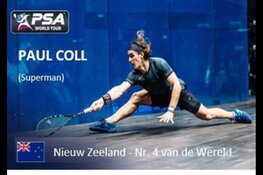 Wereld toppers Paul Coll en Nele Gilis bij pilot squash Almere