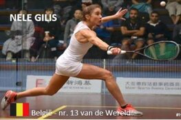 Wereld toppers Paul Coll en Nele Gilis bij pilot squash Almere