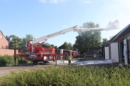 Grote brand in pand Almere