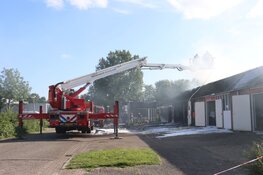 Grote brand in pand Almere