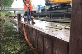 Duurzame damwand in Hoge Vaart bij Almere