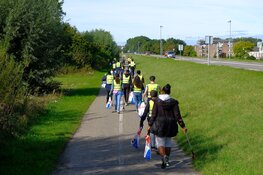 Een afvalvrije buurt tijdens de World Cleanup Day