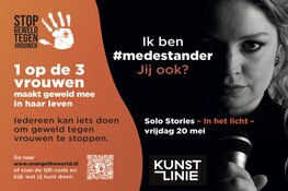 Kunstlinie kleurt oranje voor Orange the World