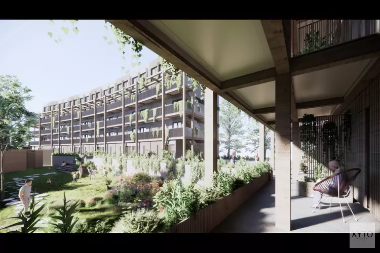 Overeenkomst getekend voor circulair, modulair en volledig in hout ontworpen appartementengebouw in almere