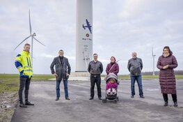 Monument Britse WOII-bommenwerper geopend bij Windpark Jaap Rodenburg II