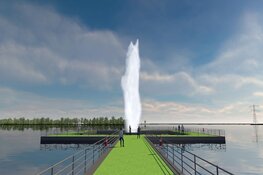 Nieuw Flevo Peil - M. onderzoekt met bijzonder kunstwerk waar Flevolandse harten sneller van kloppen