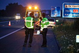 Automobilist gewond na botsing op A27 bij Almere