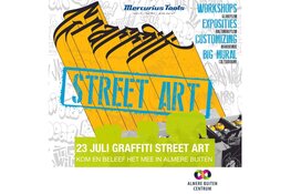 Graffiti en Street art kijken en maken in Almere Buiten