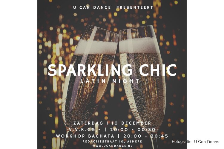 U Can Dance organiseert een feestje met thema SPARKLING CHIC