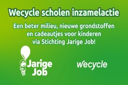 Basisschool De Klaverweide wecyclet certificaat en verjaardagscadeautjes bij elkaar!