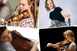 Energiek vioolconcert van Quartet V. met Mendelssohn en Mozart
