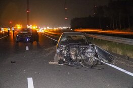 Gewonde en veel schade bij ongeval op A27