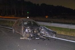 Gewonde en veel schade bij ongeval op A27