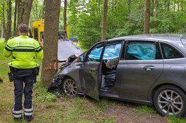Automobiliste rijdt tegen boom in Almere