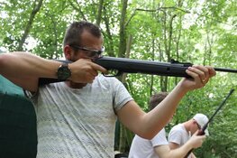 Leer luchtbuks schieten in een open inschrijving