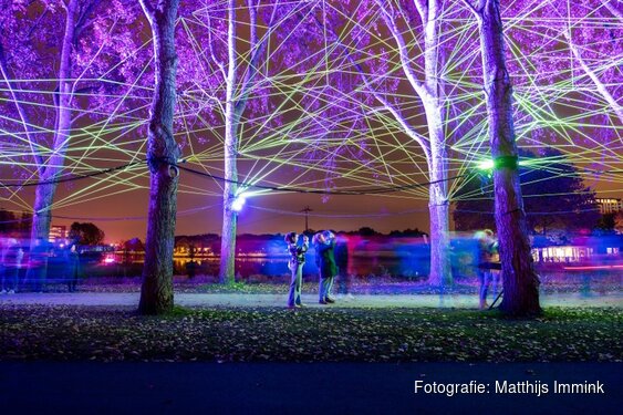 ALLUMINOUS Lichtkunstfestival tijdens de herfstvakantie terug in Almere