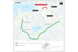 Wegwerkzaamheden aansluiting Tussenring en kruispunten Hogering en Buitenring N702 in Almere
