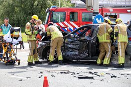 Ongeluk met beknelling op afrit A27