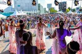 Vier de Indiase cultuur op Indian Summer