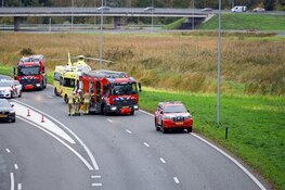 Eenzijdig ongeval op A27 bij Almere