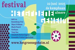 Festival het Groene Geheim op 22 juni: verrassende muziek midden in de natuur.