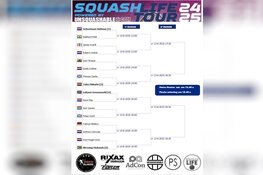 Prof Satellite toernooi bij Squash Almere
