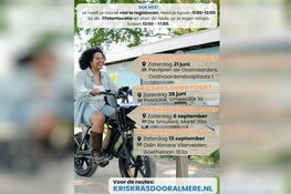 Ontdek Almere Buiten op de fiets tijdens Kris Kras op zaterdag 21 juni