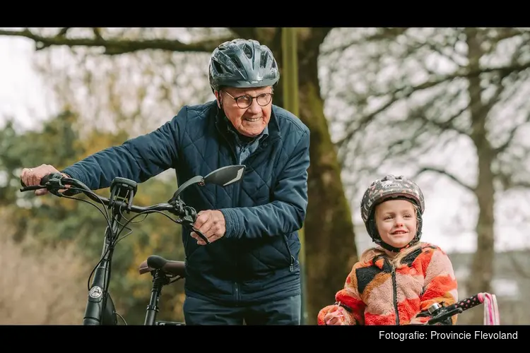 Fietshelmkorting in Flevoland tot en met 31 juli