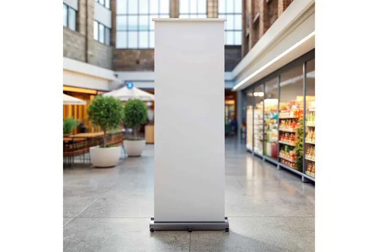 Ontwerp een roll-up banner die echt werkt
