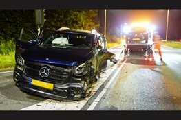 Veel schade bij ongeval op N702