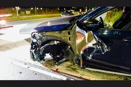 Veel schade bij ongeval op N702