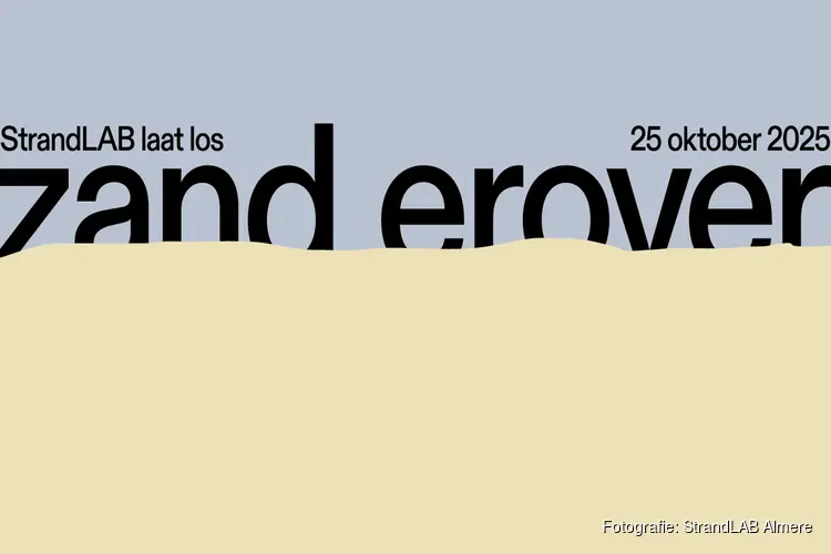 Zand erover! StrandLAB Almere viert afscheid op 25 oktober