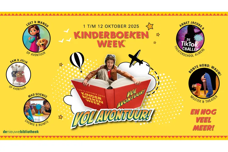 Kinderboekenweek in De Nieuwe Bibliotheek: Vol Avontuur!