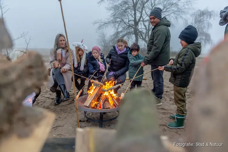 Vurige winteravond op het Almeerderstrand