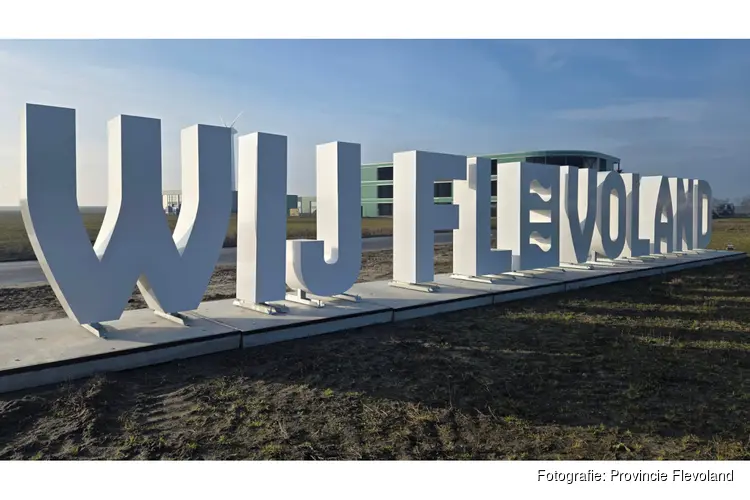 Letters WIJ FLEVOLAND op Urk
