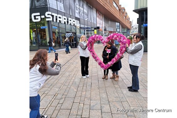 Valentijnsdag in Almere Centrum