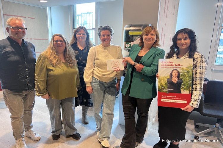 Almere behaalt '6-minutenzone' Binnen zes minuten de juiste hulp bij een hartstilstand