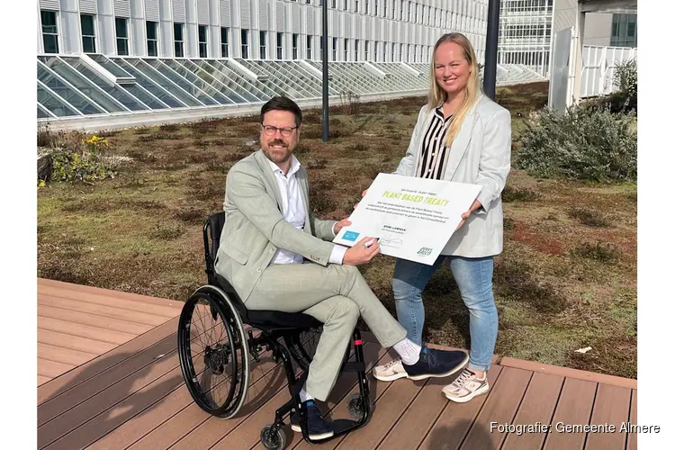 Almere ondertekent Plant Based Treaty: versnel de transitie naar plantaardige voeding