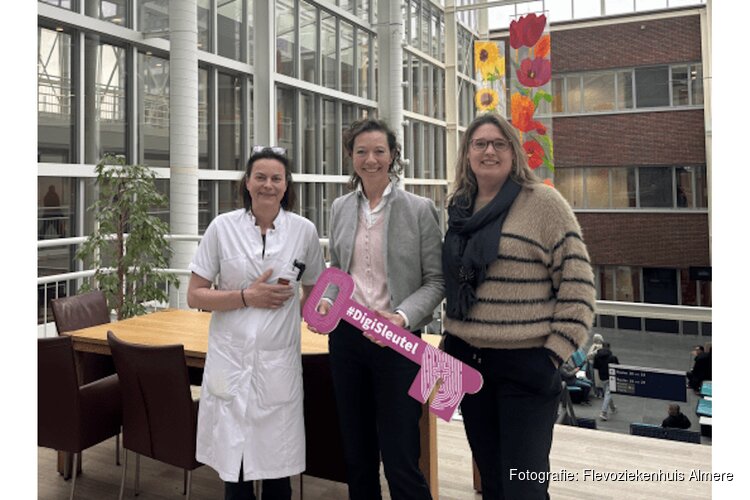 Flevoziekenhuis ontvangt DigiSleutel: extra hulp bij digitale zorg