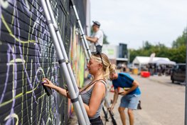 Docks Streetart Festival verandert Almere Centrum in een openluchtmuseum
