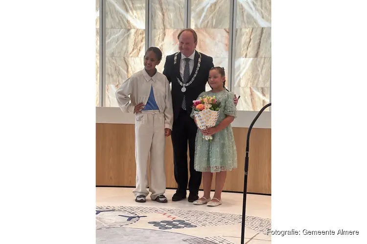 Xenevieve geïnstalleerd als vierde kinderburgemeester van Almere