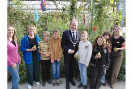 Jaarlijks Burgemeestersontbijt dit jaar met leerlingen van basisschool De Buitenburcht