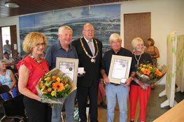 Erepenning voor Henk Smeeman en Herman Reimert
